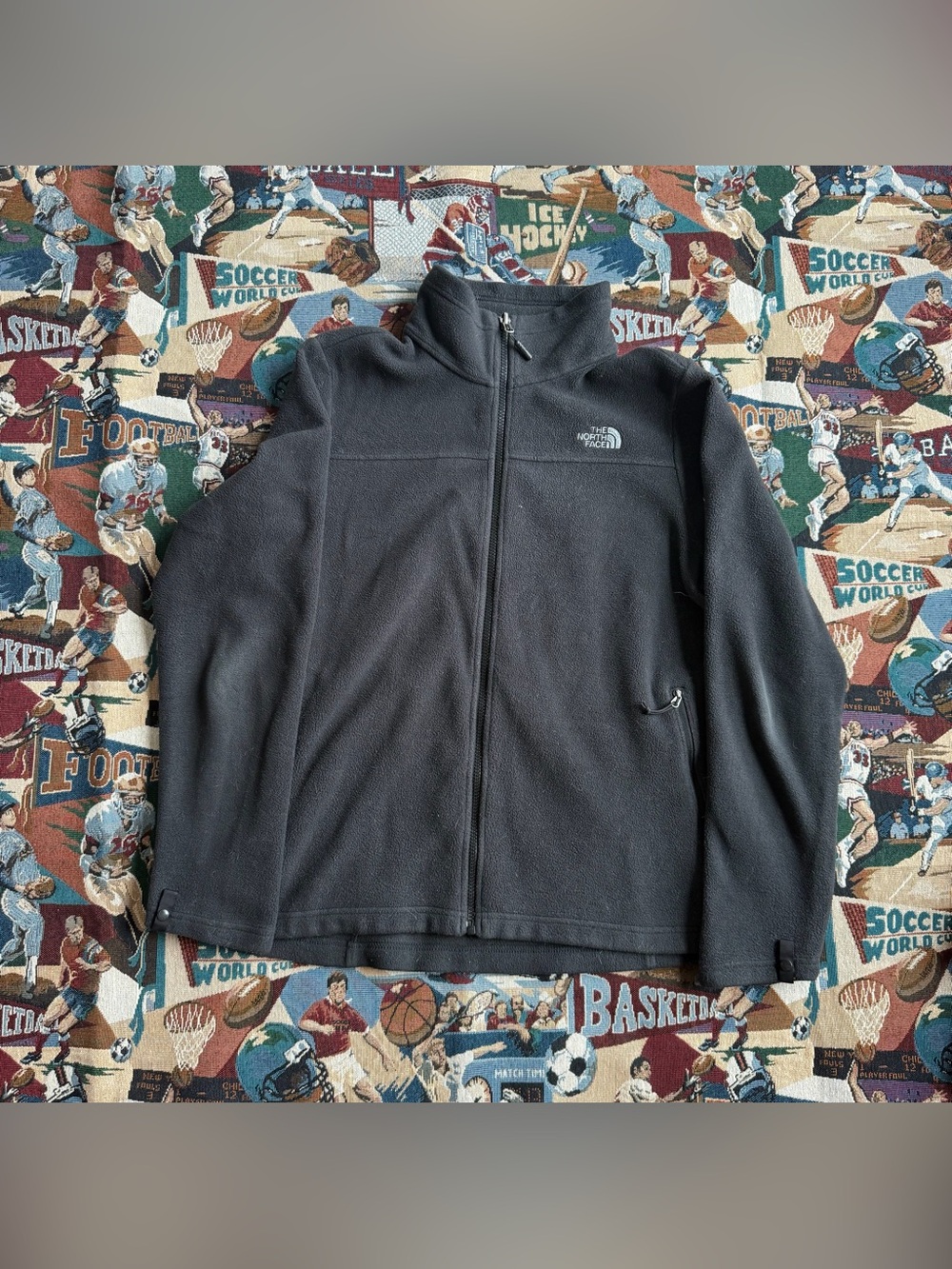 The North Face Women's Black Fleece Full Zip Jacket